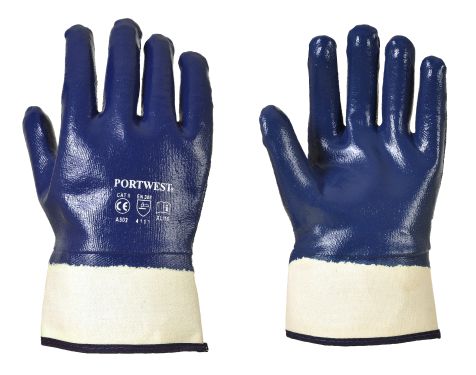 A302 Fully Dipped Nitrile Safety Cuff  A302 Fully Dipped Nitrile Safety Cuff